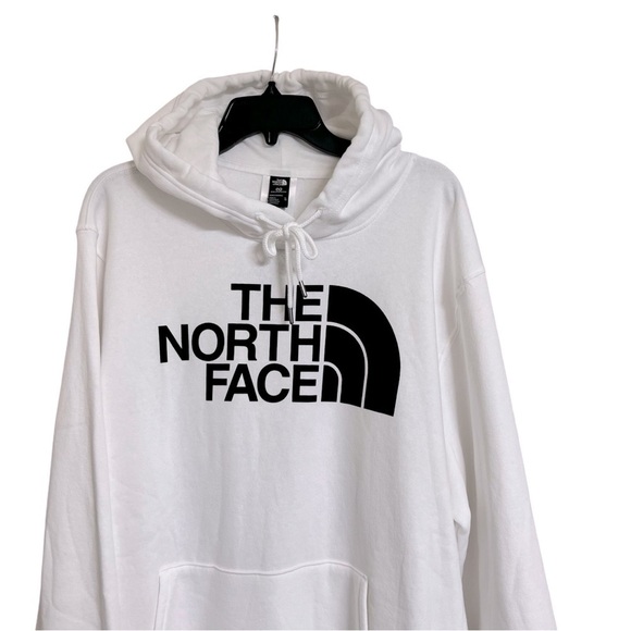 The North Face Half Dome Logo Pullover Hoodie Long Sleeves Kangaroo Pockets New - Picture 4 of 12
